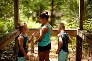 Talking about the animals at the zoo